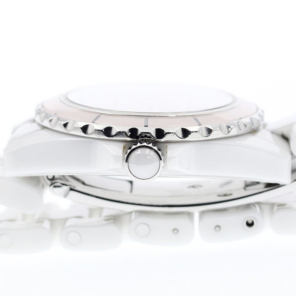 CHANEL J12 H4466 Soft Pink 8P diamond white Dial Quartz Ladies Watch_879862 - Picture 5 of 6